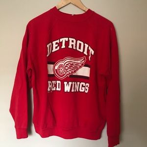 Detroit Red Wings Crewneck. Size: XL